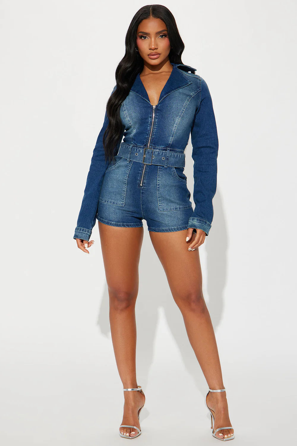 Maliyah Denim Romper