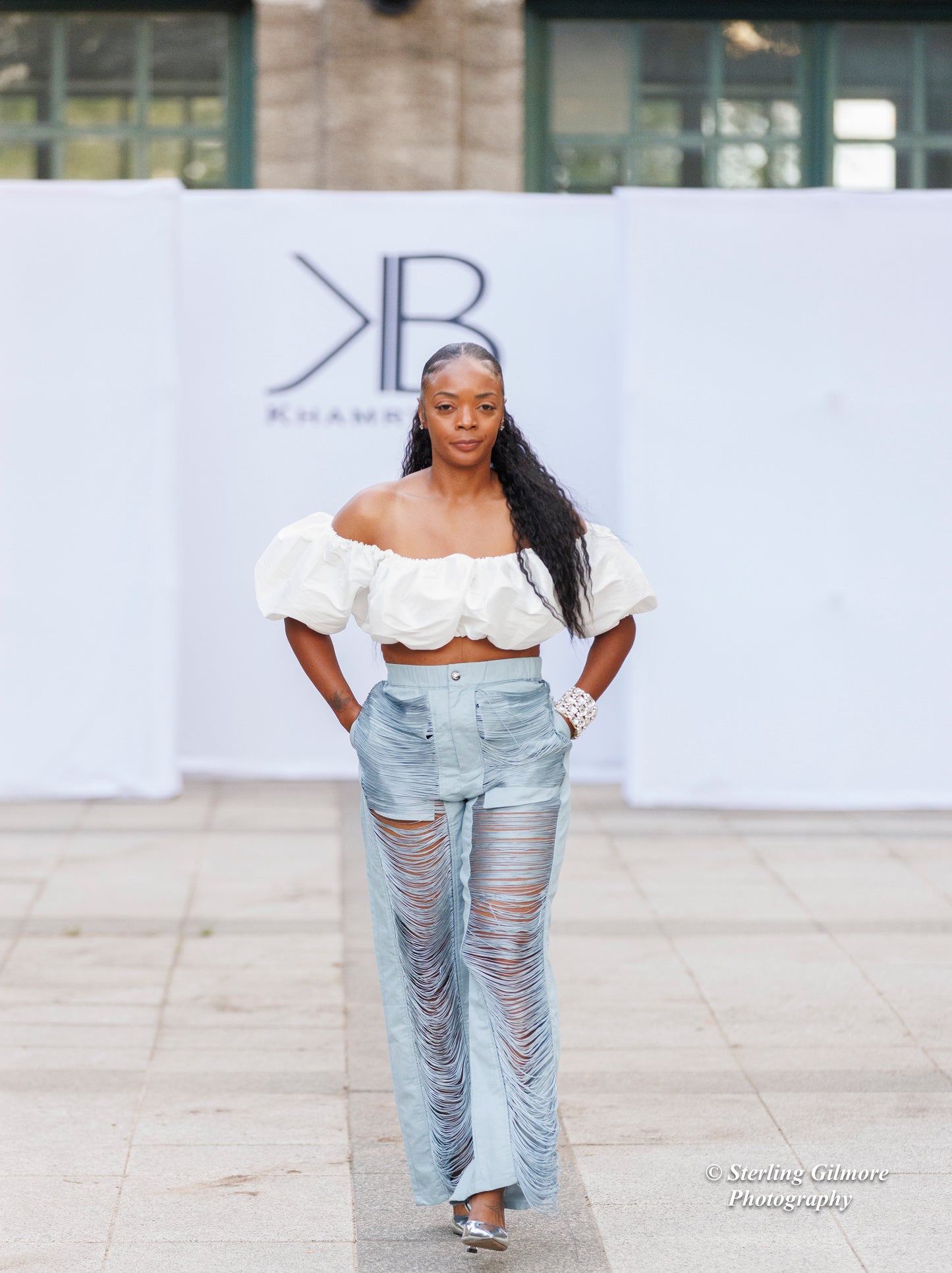 Light denim jeans