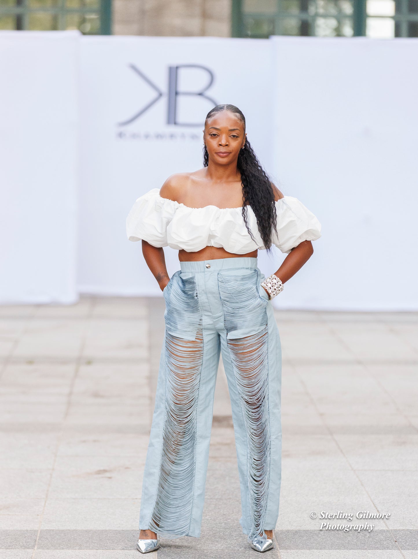Light denim jeans
