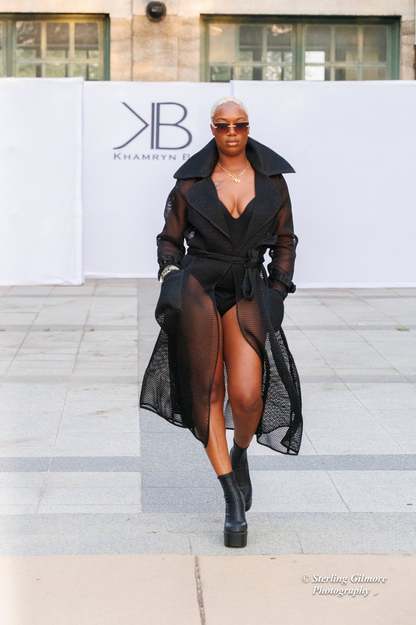 Noir Enchantress Trench Coat
