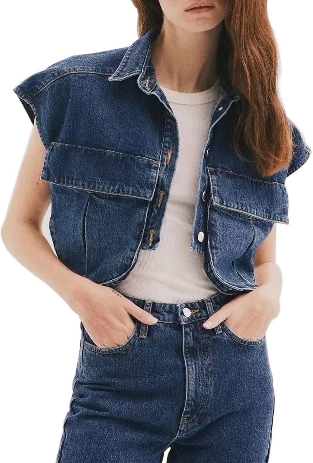 Mae Denim Top