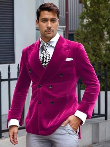 Purple Suede Men’s Blazer