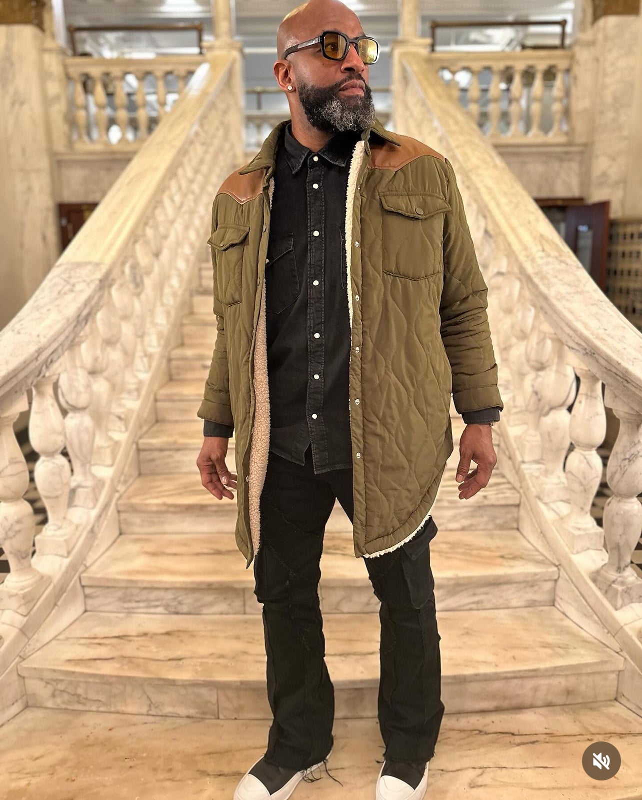 Jabs way casual olive coat