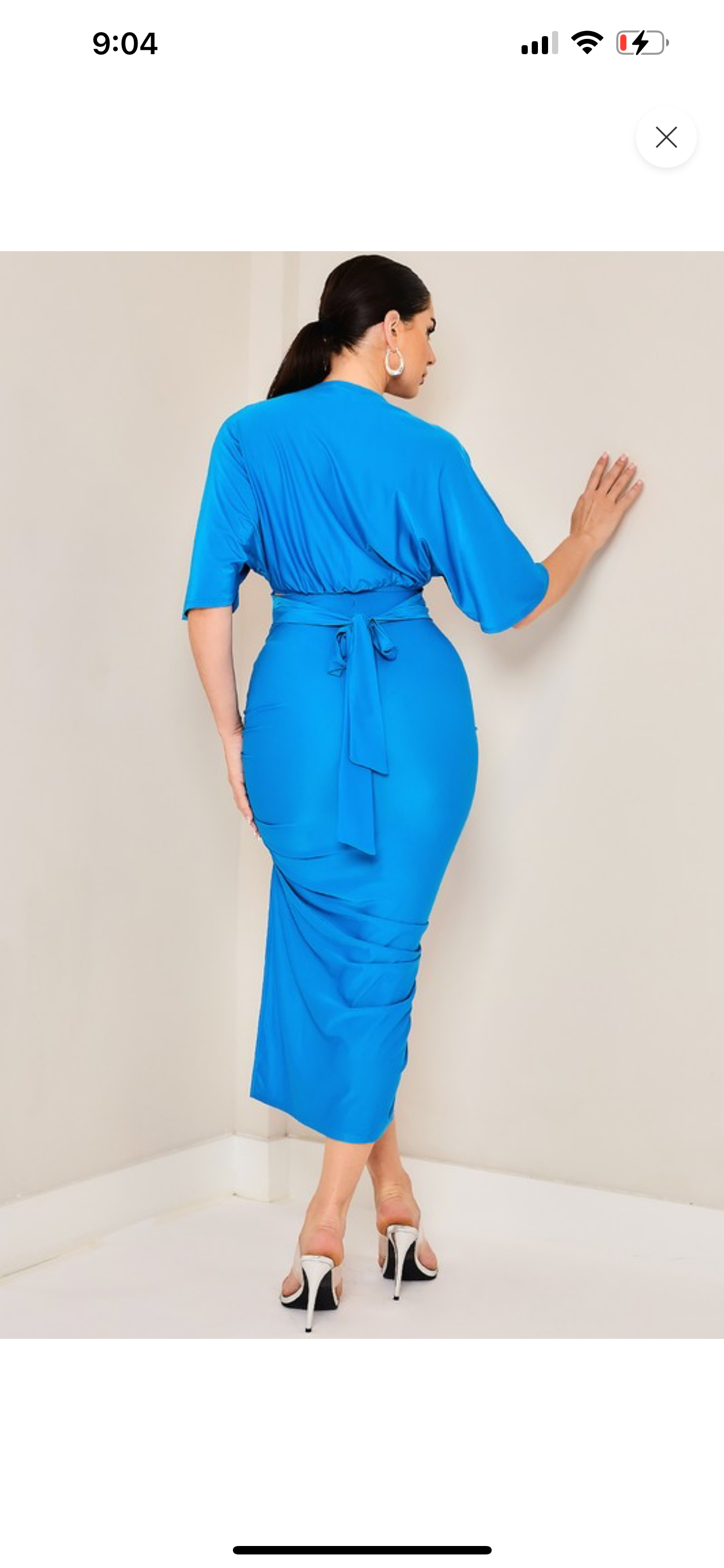 Sapphire Cinch Dress