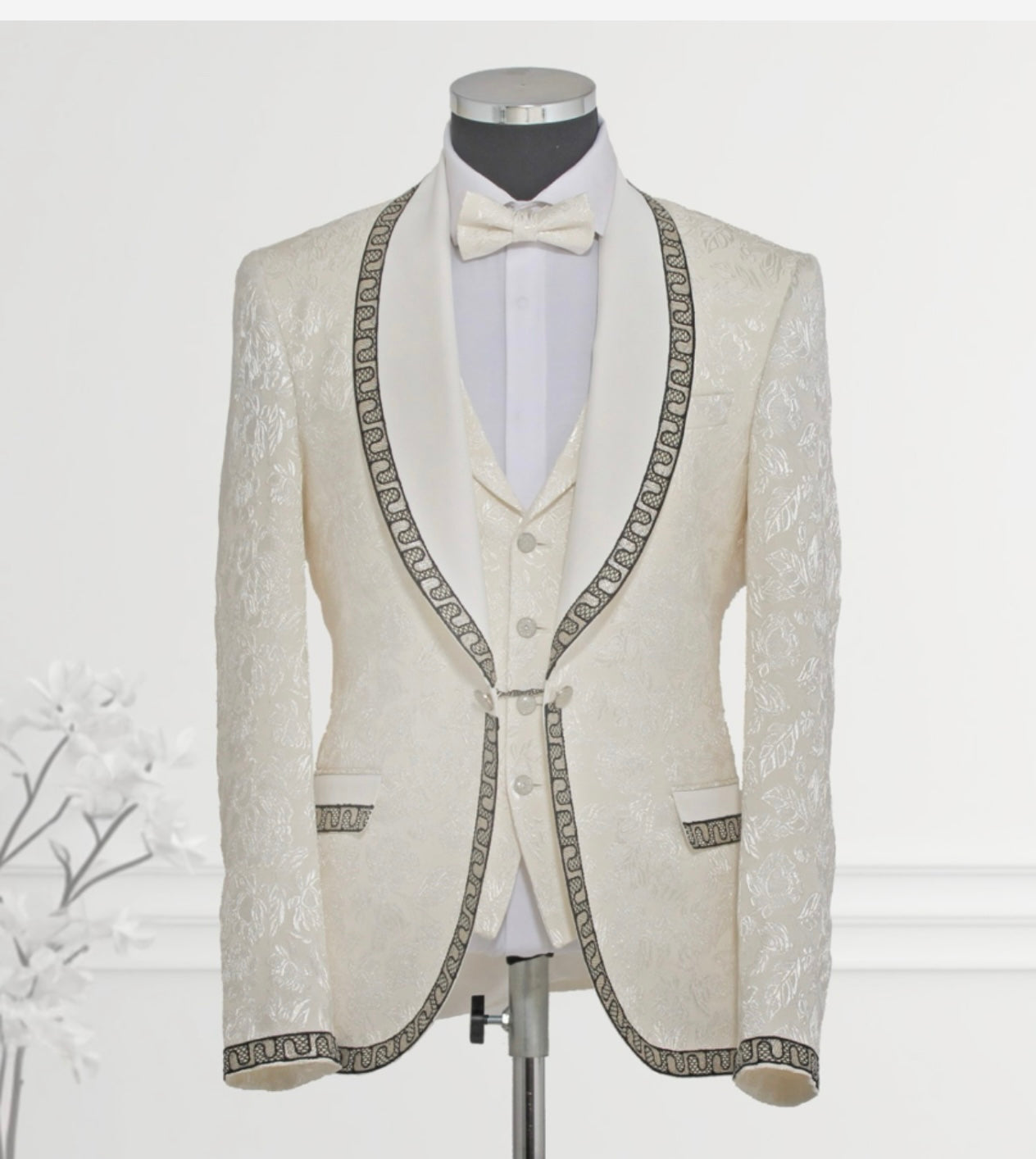 The Platinum Pearl Tuxedo