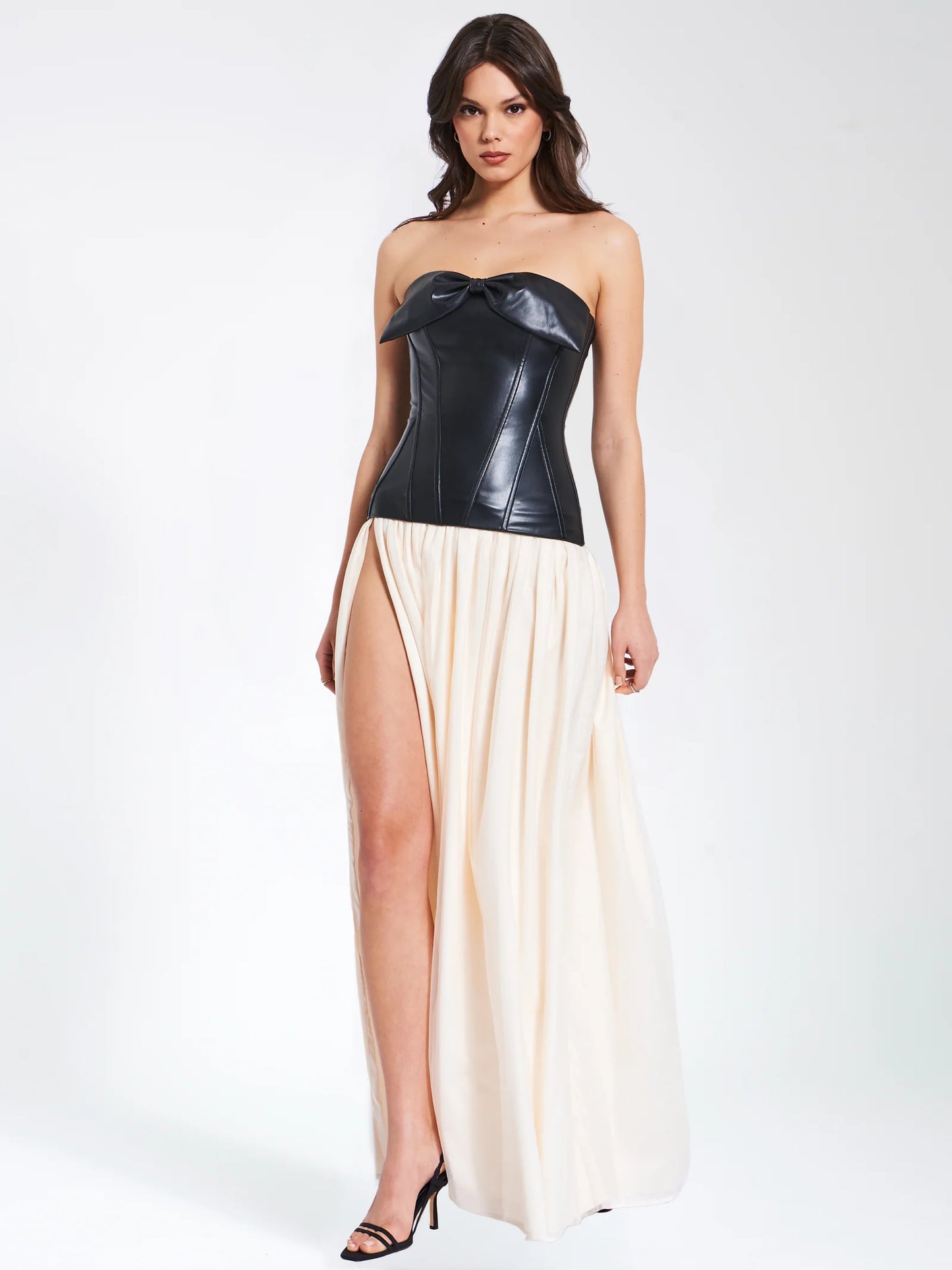 Black Maxi Slit Dress