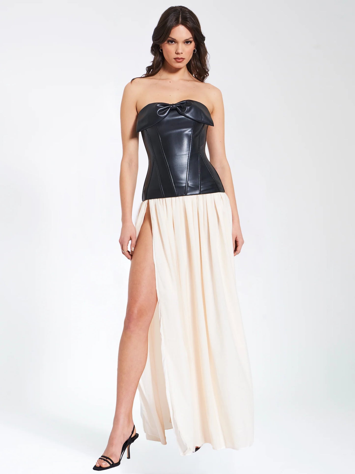 Black Maxi Slit Dress