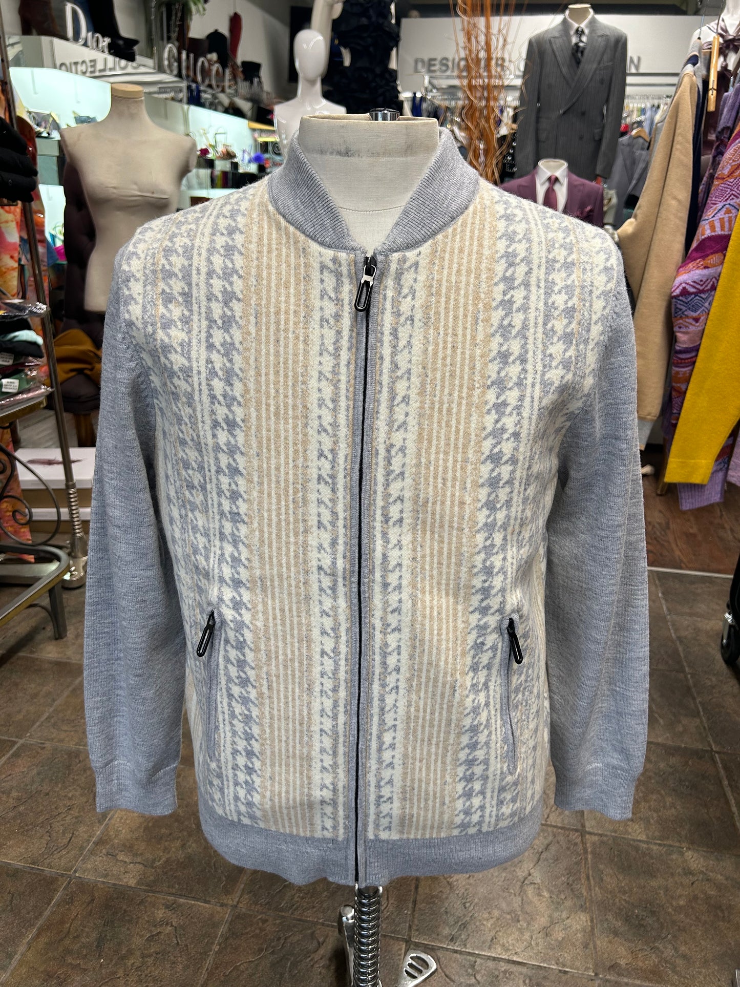 Randy Houndstooth Sweater