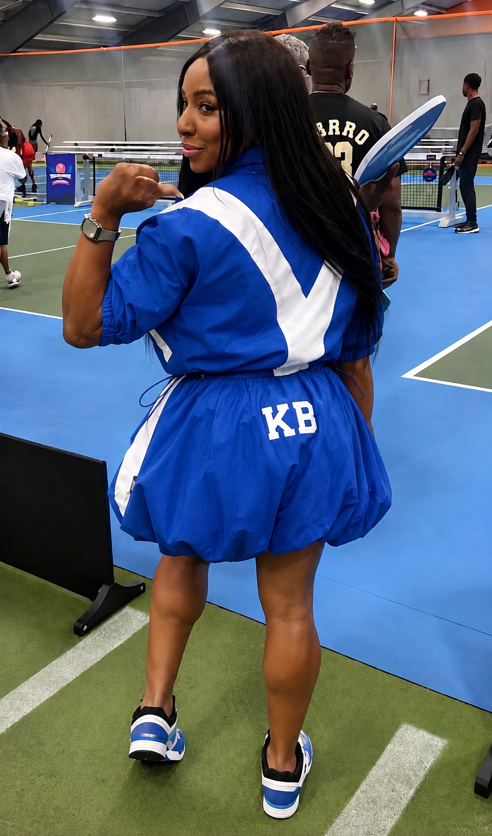 The KhamrynB Varsity Luxe Skirt