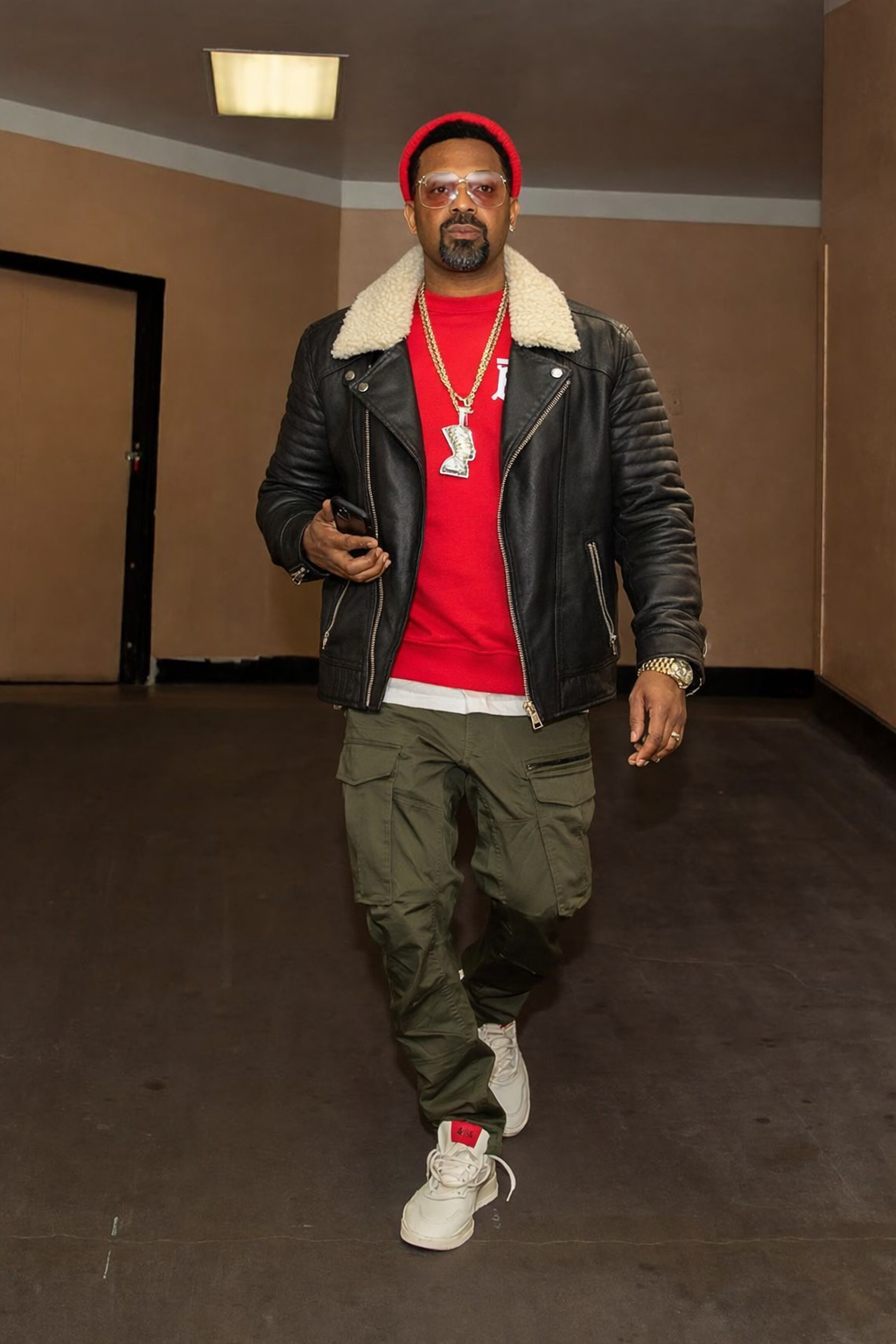 Sherpa Leather Moto Jacket