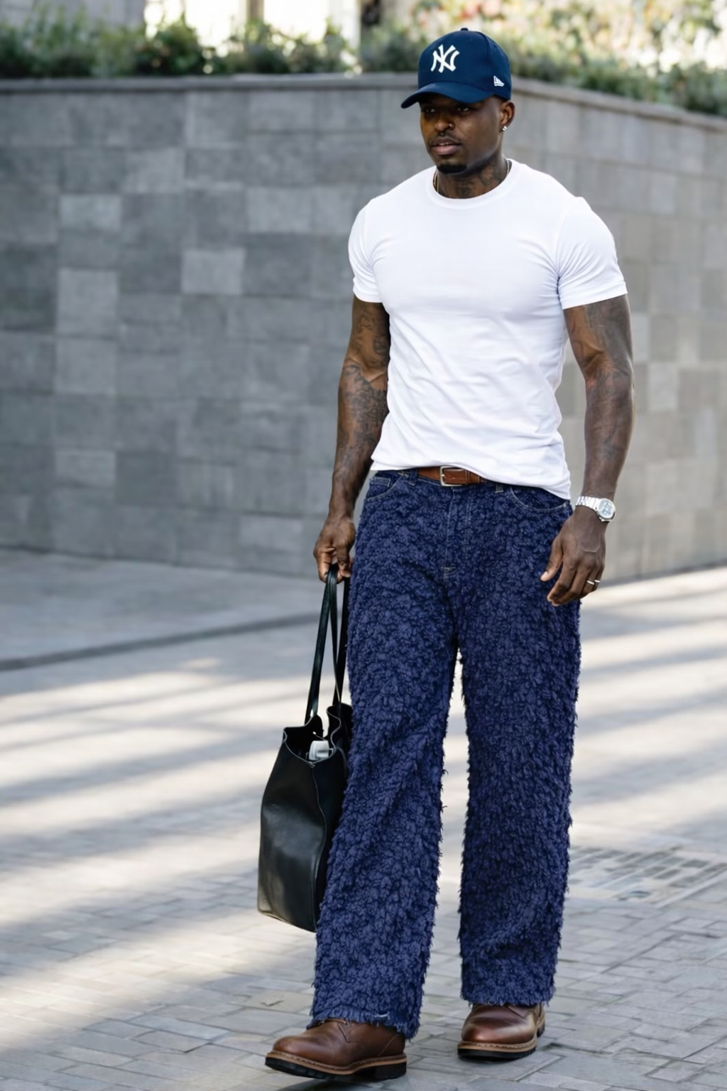 Textured Men's Jeans