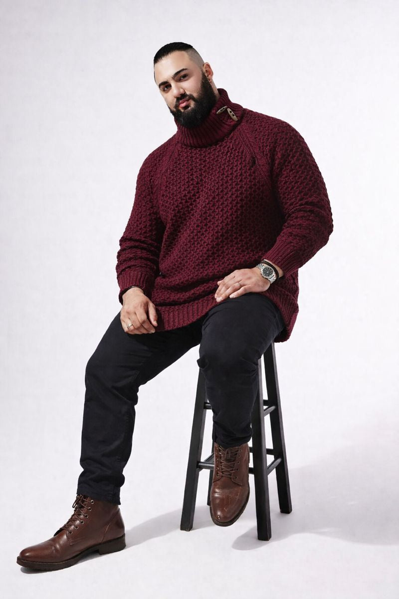 Burma Mock-Neck Sweater