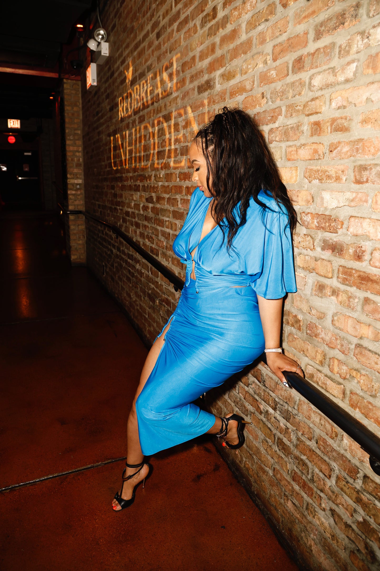 Sapphire Cinch Dress