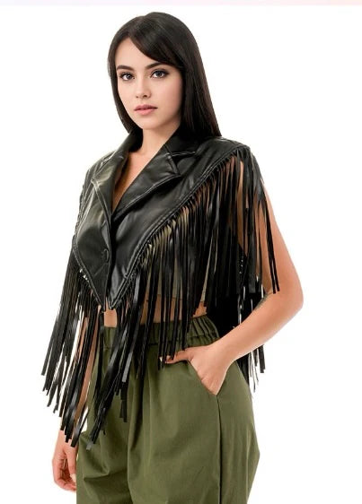 'Yaya' Fringe Vest