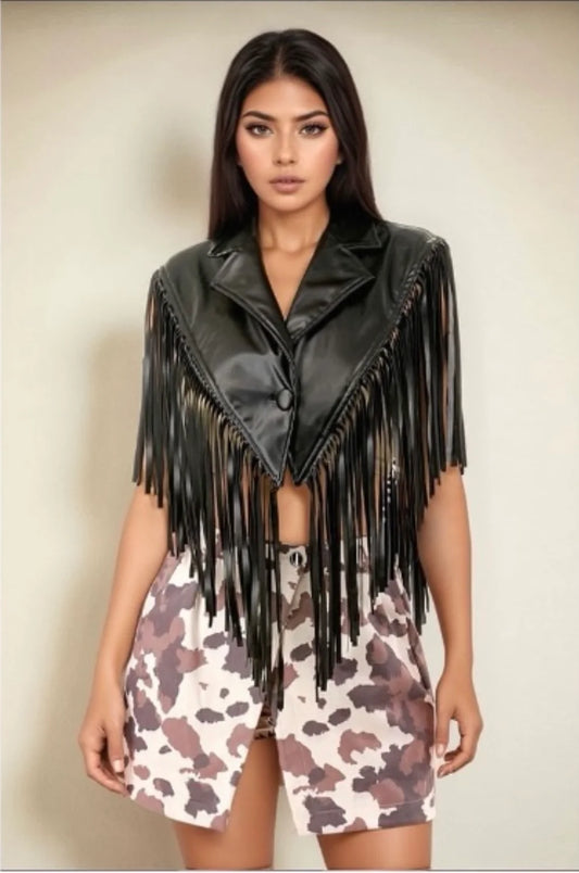 'Yaya' Fringe Vest