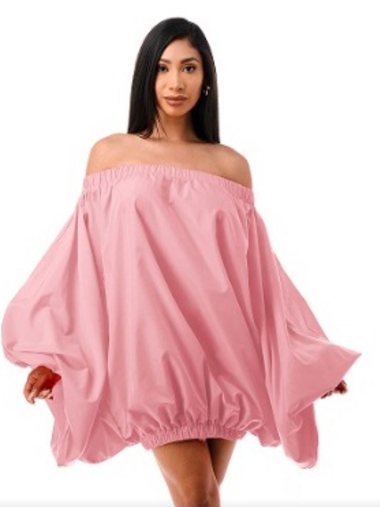 Fallon Oversized Balloon Dress Top