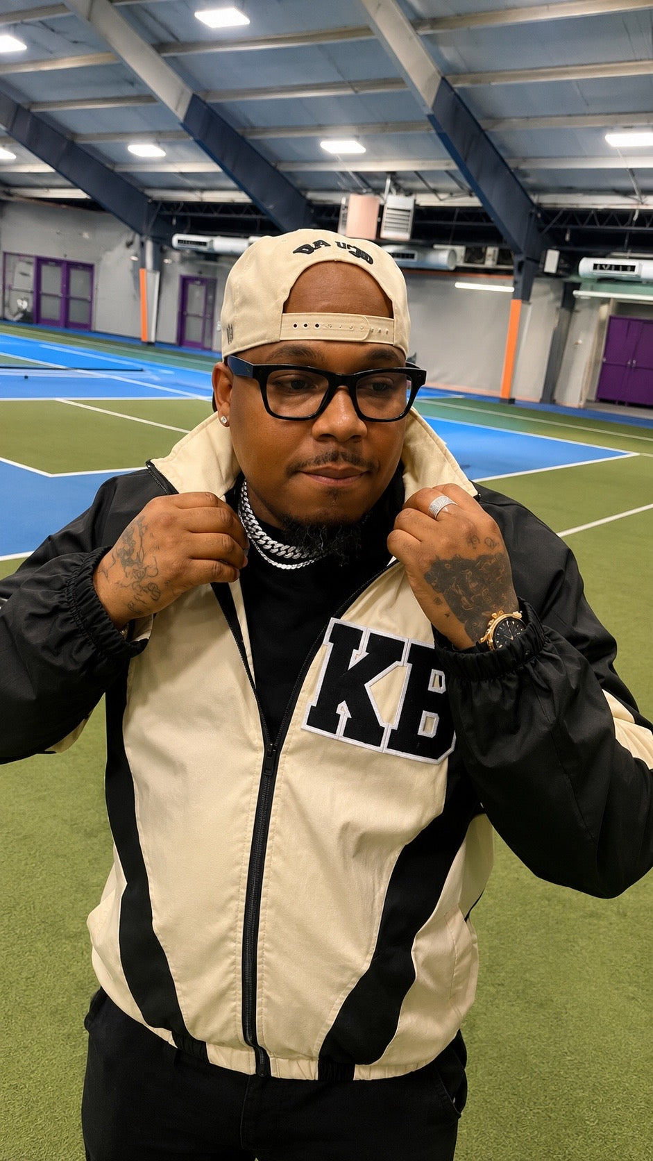 The KB Men’s Varsity Luxe Jacket