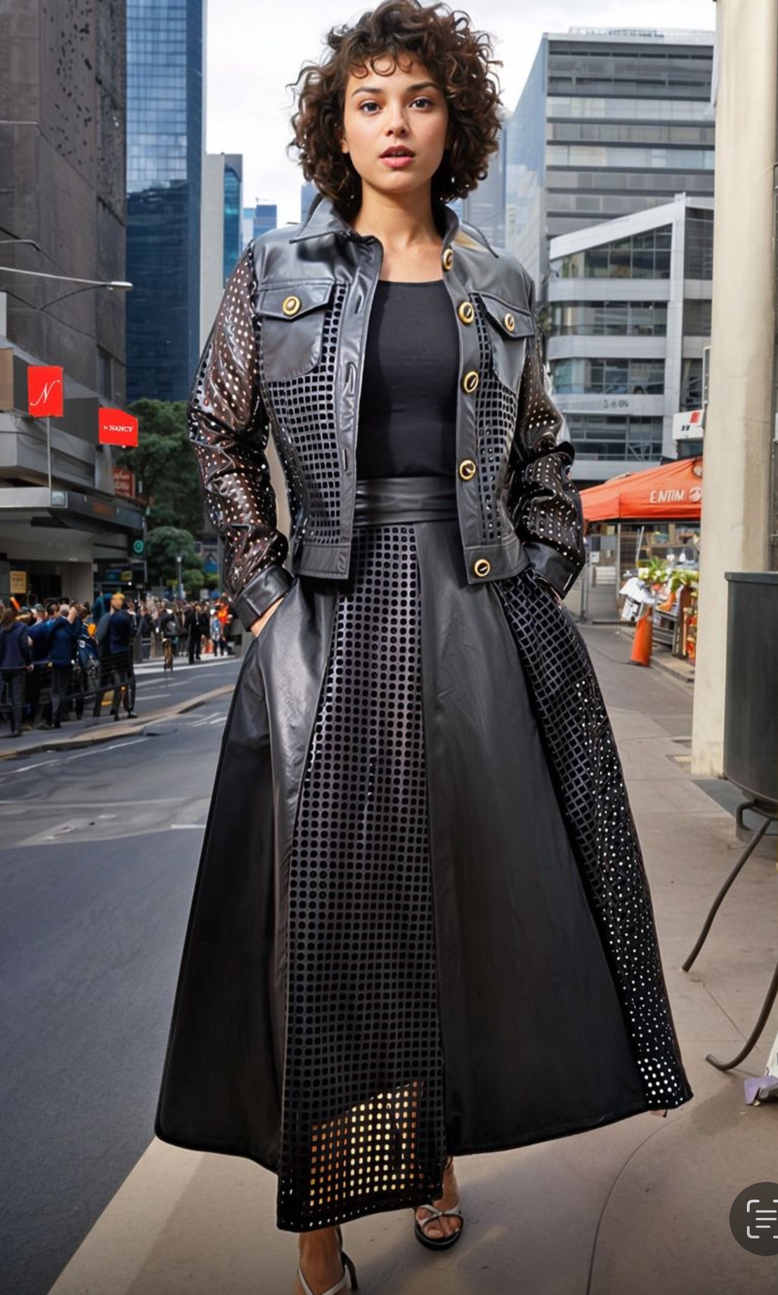 Beatrix Faux-Leather Set