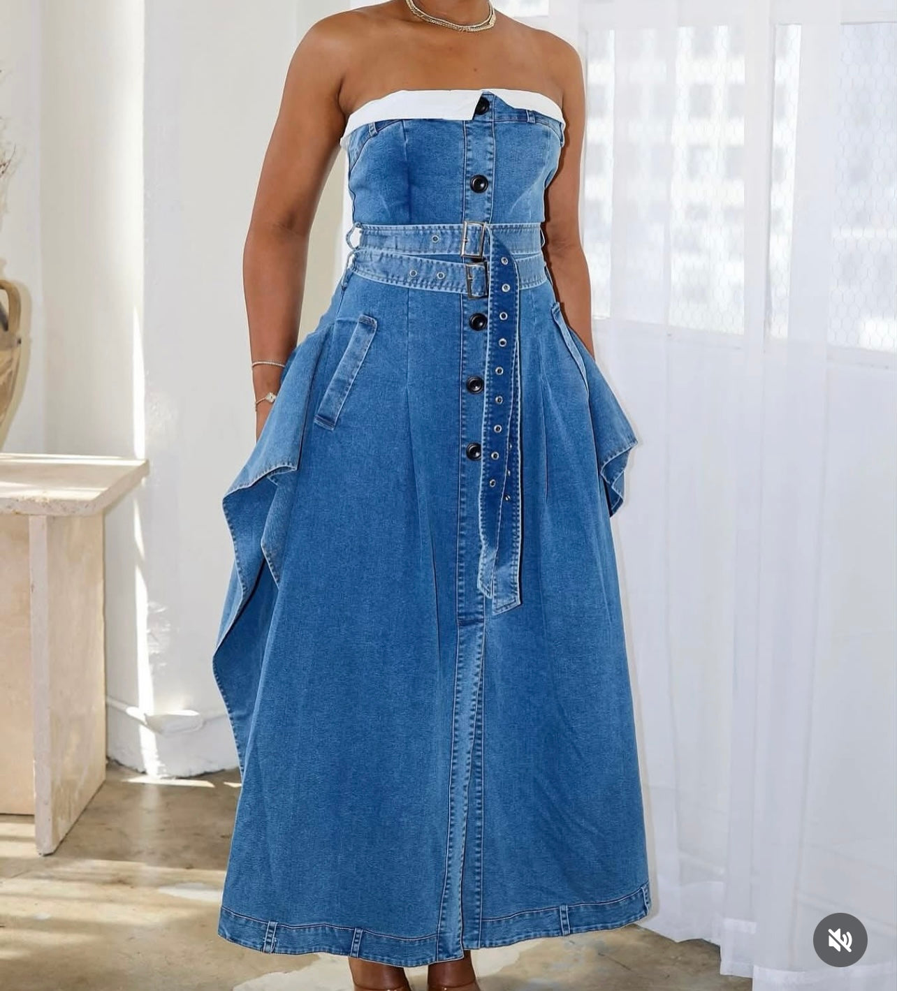 Delilah Denim Dress
