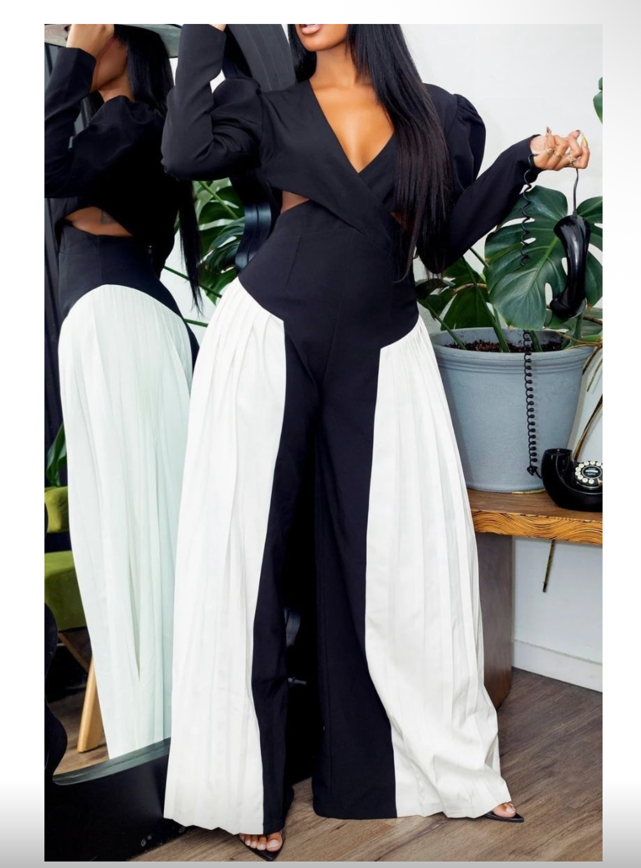 Brielle B&W Jumpsuit