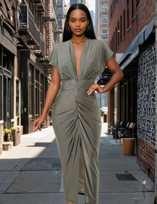 Rue Deep V Bodycon