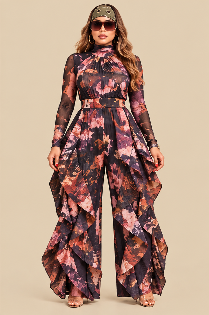 Wave Luxe Jumpsuit Set