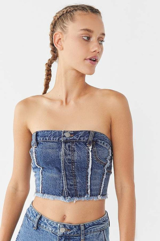 Naya Tube Denim Top