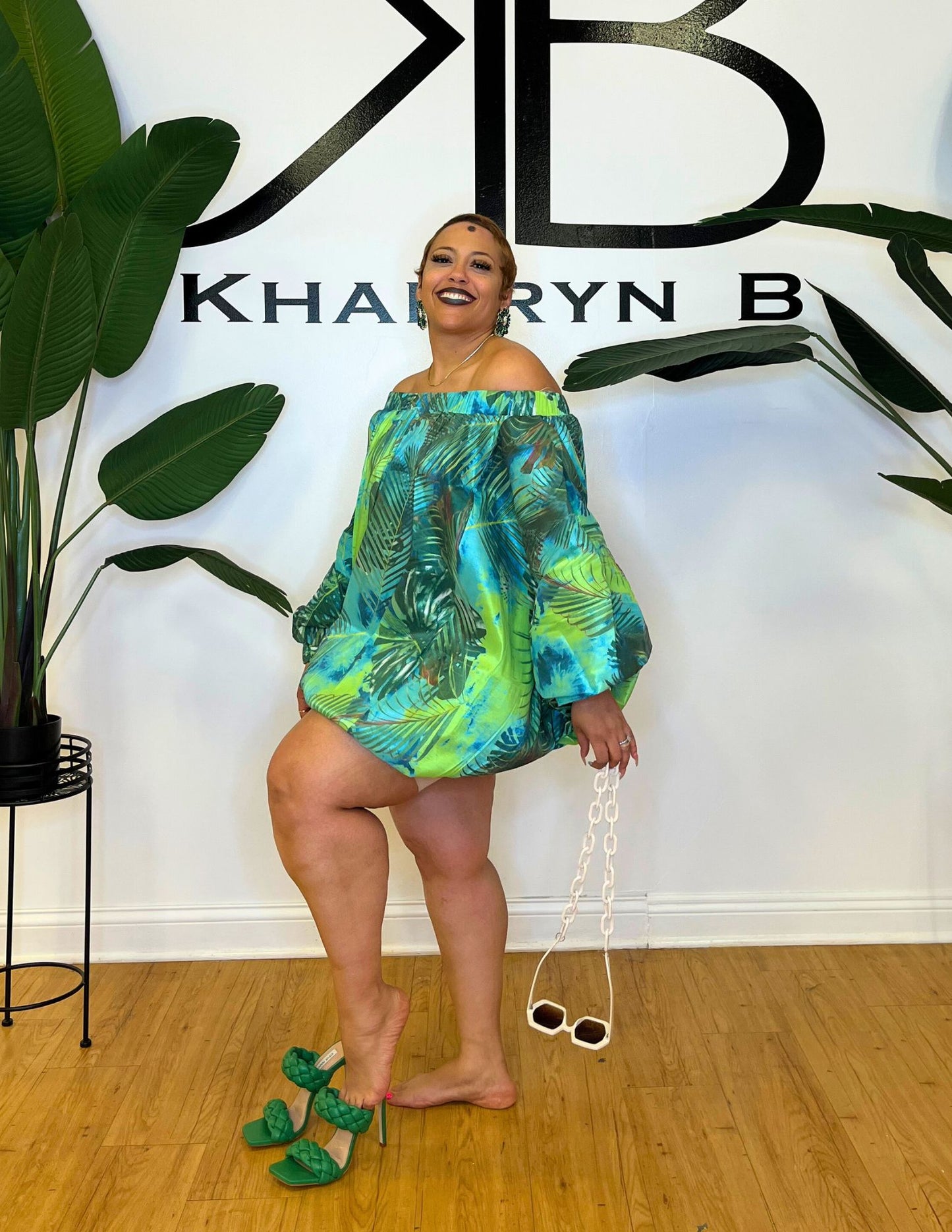 Fallon Oversized Balloon Dress Top