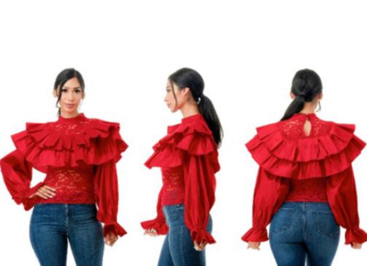 Look at me lace top