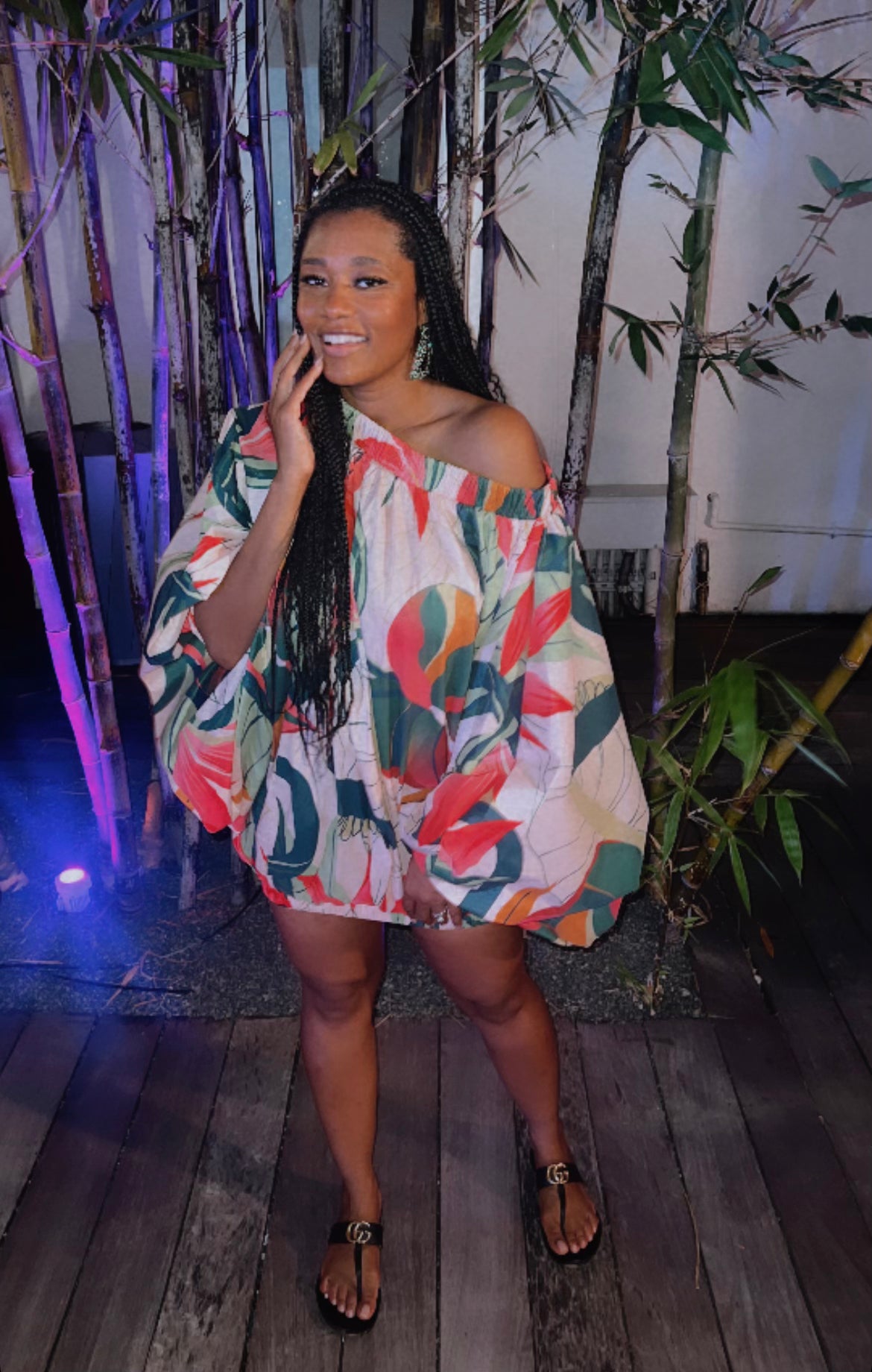 Fallon Oversized Balloon Dress Top