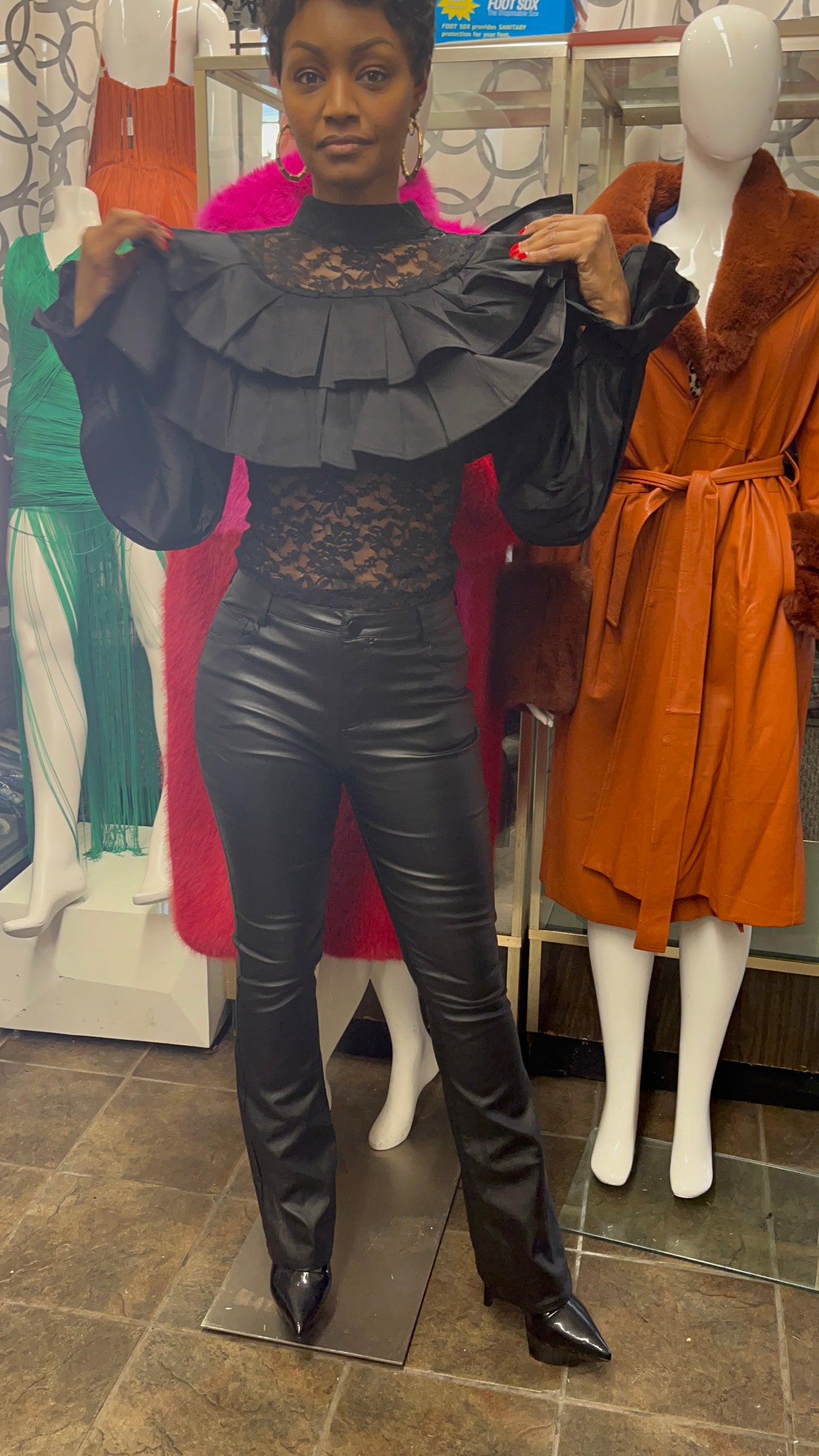 Look at me lace top