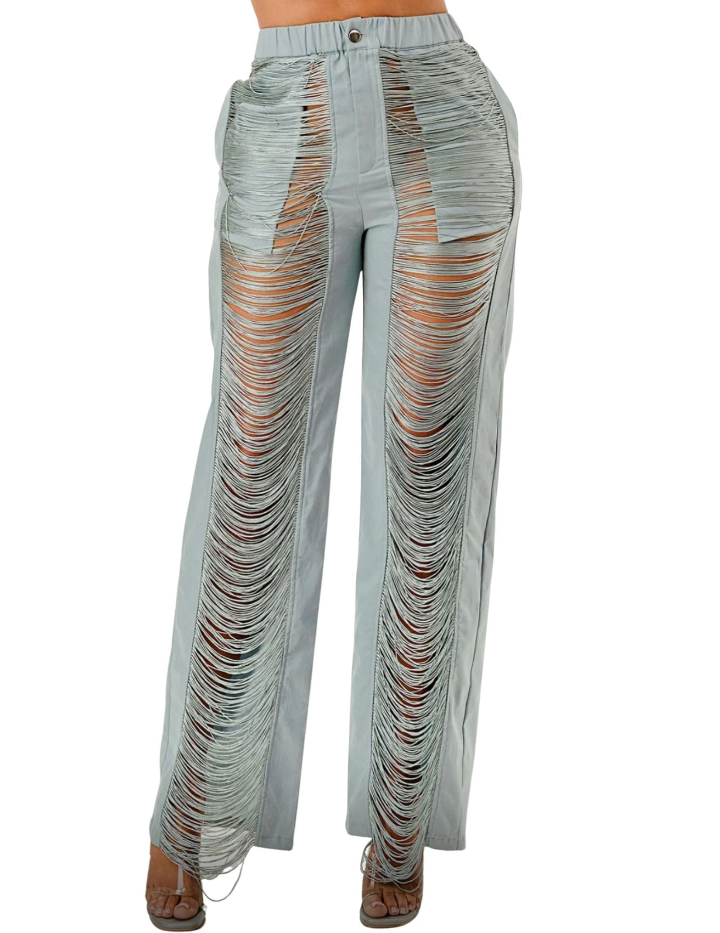 Light denim jeans