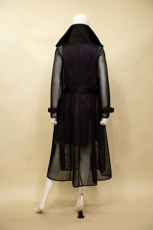 Noir Enchantress Trench Coat