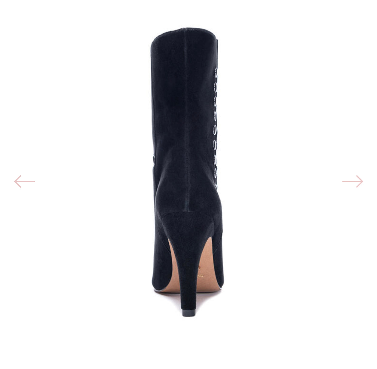 42 gold lux suede boot