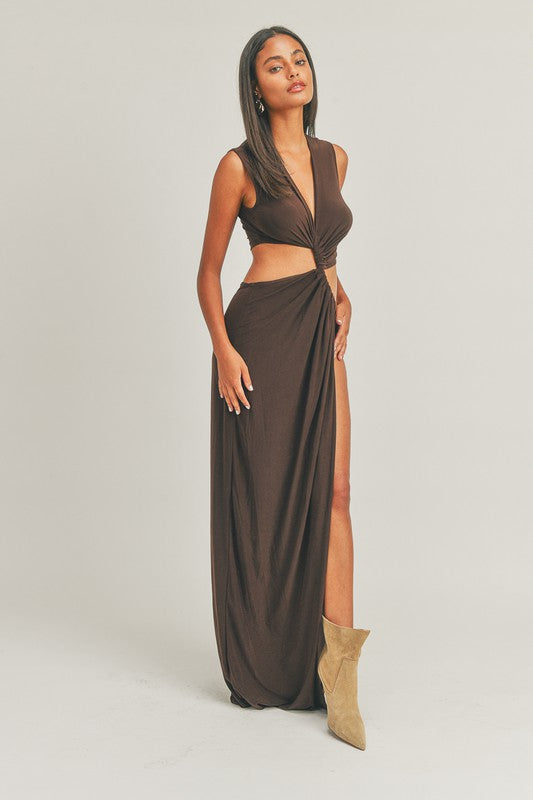 70s Bek cut out dress