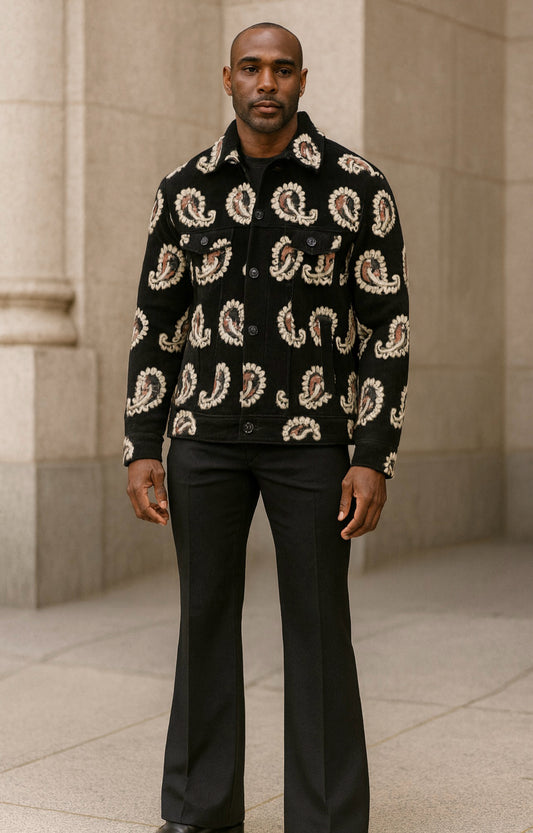 Paisley Print Jacket