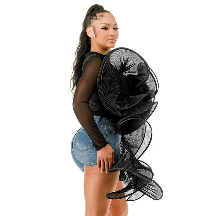 Juju Ruffle Long Sleeve