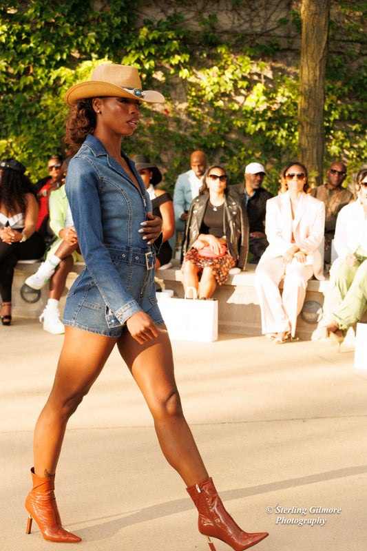 Maliyah Denim Romper