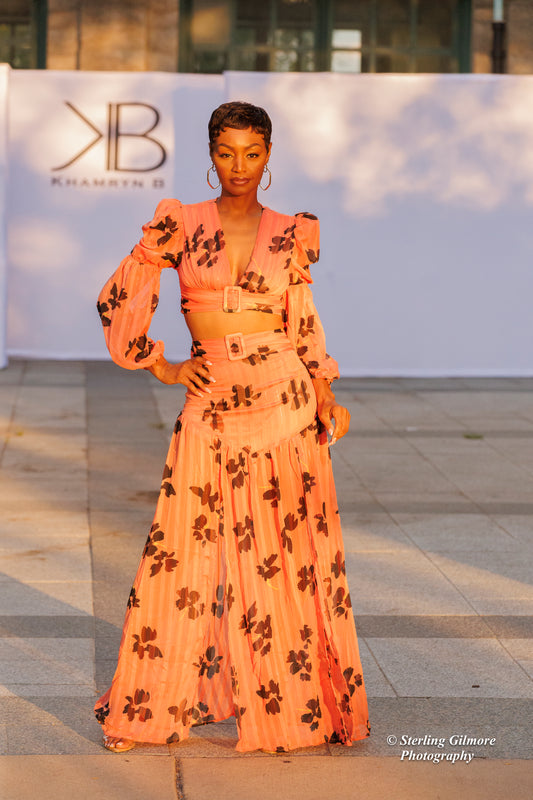 Coral Bloom Two-Piece Set