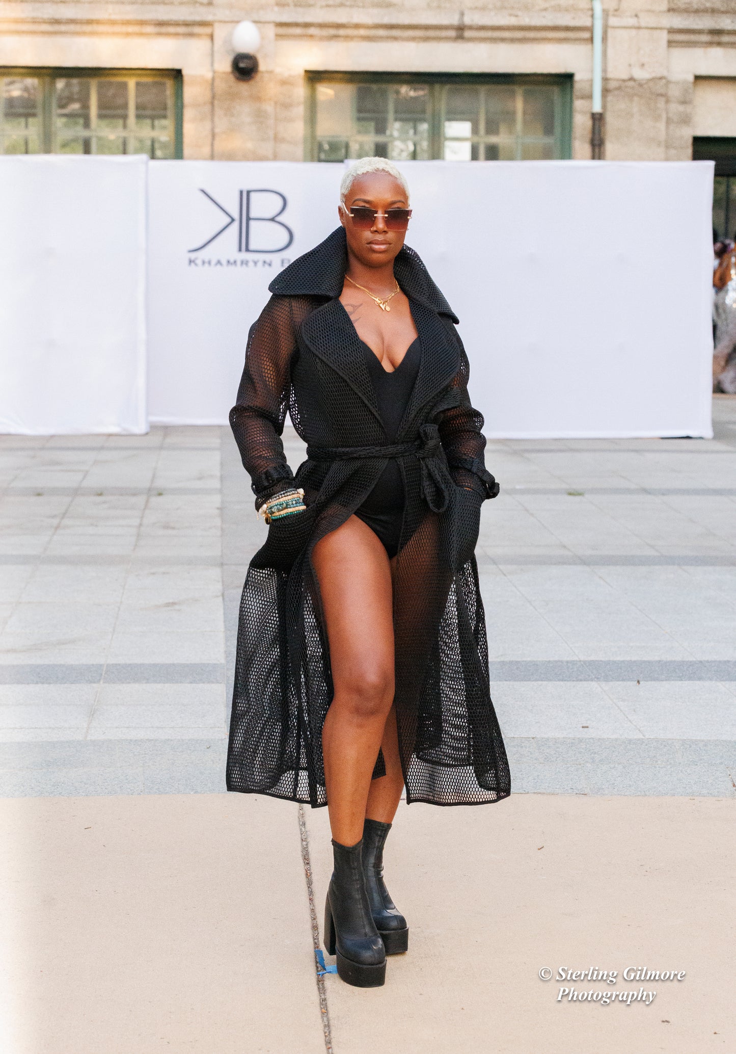 Noir Enchantress Trench Coat