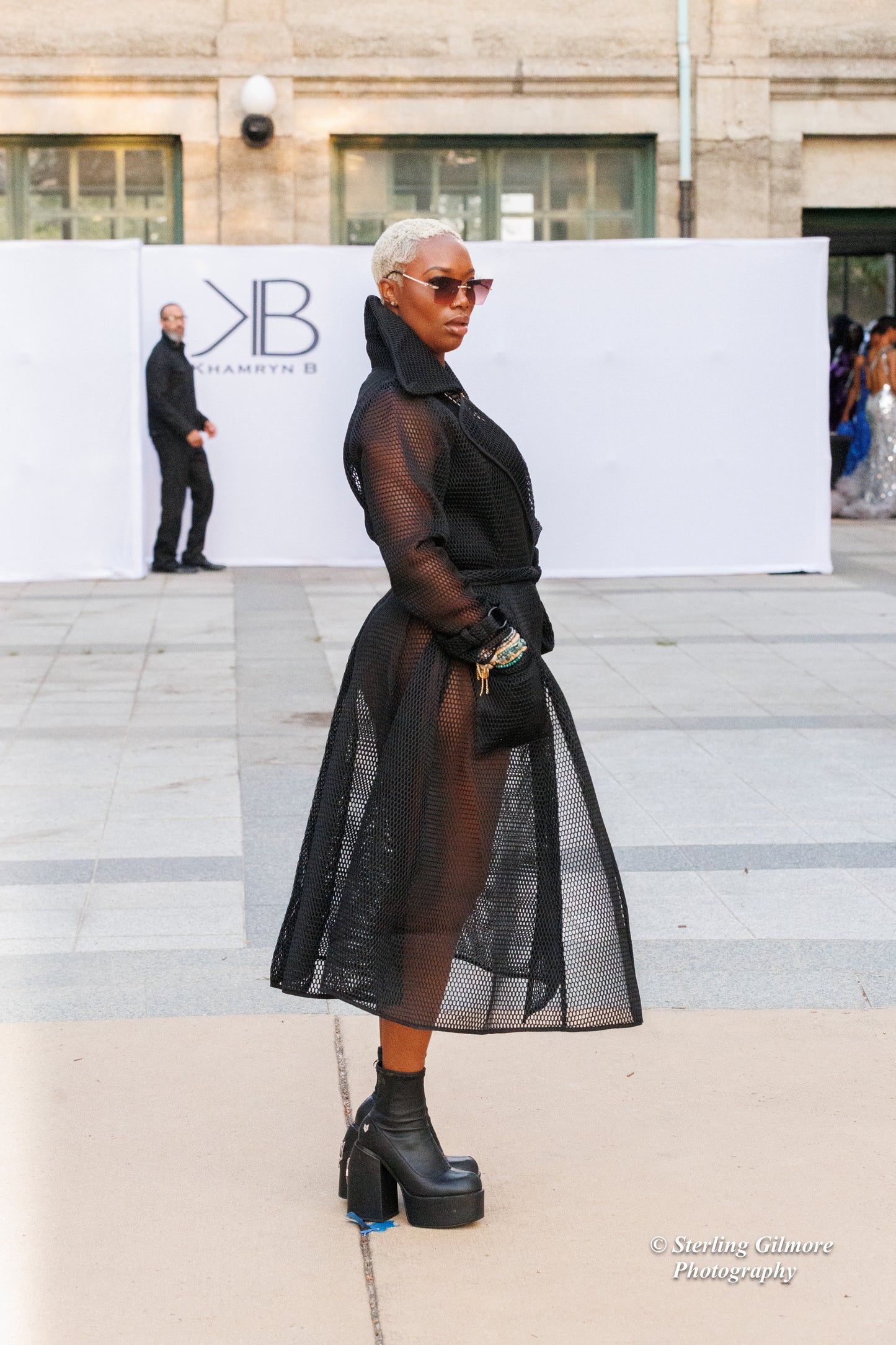 Noir Enchantress Trench Coat