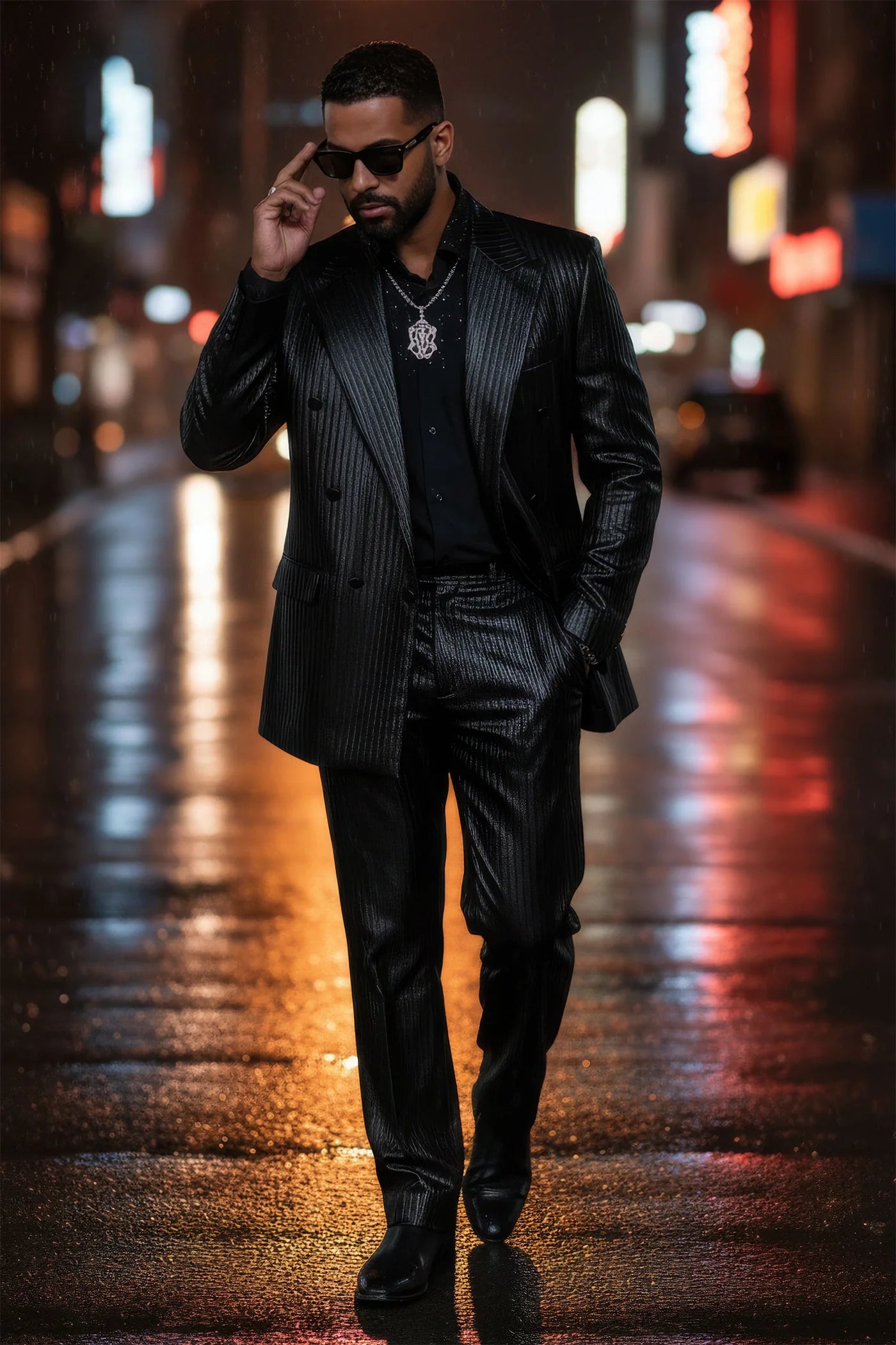 Champs Leather Suit