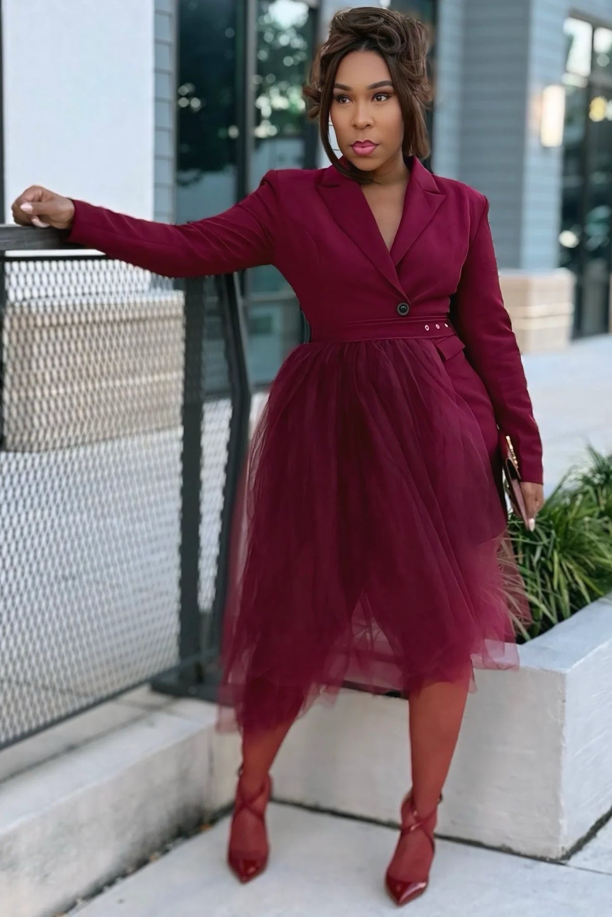 Blair Burgundy 2pc set