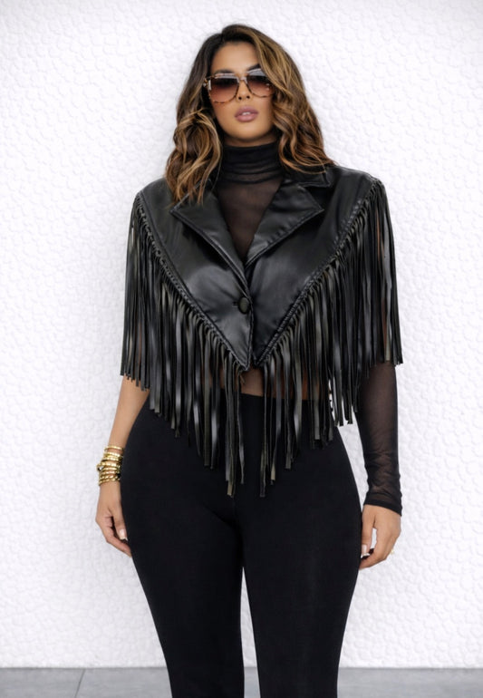 'Yaya' Fringe Vest