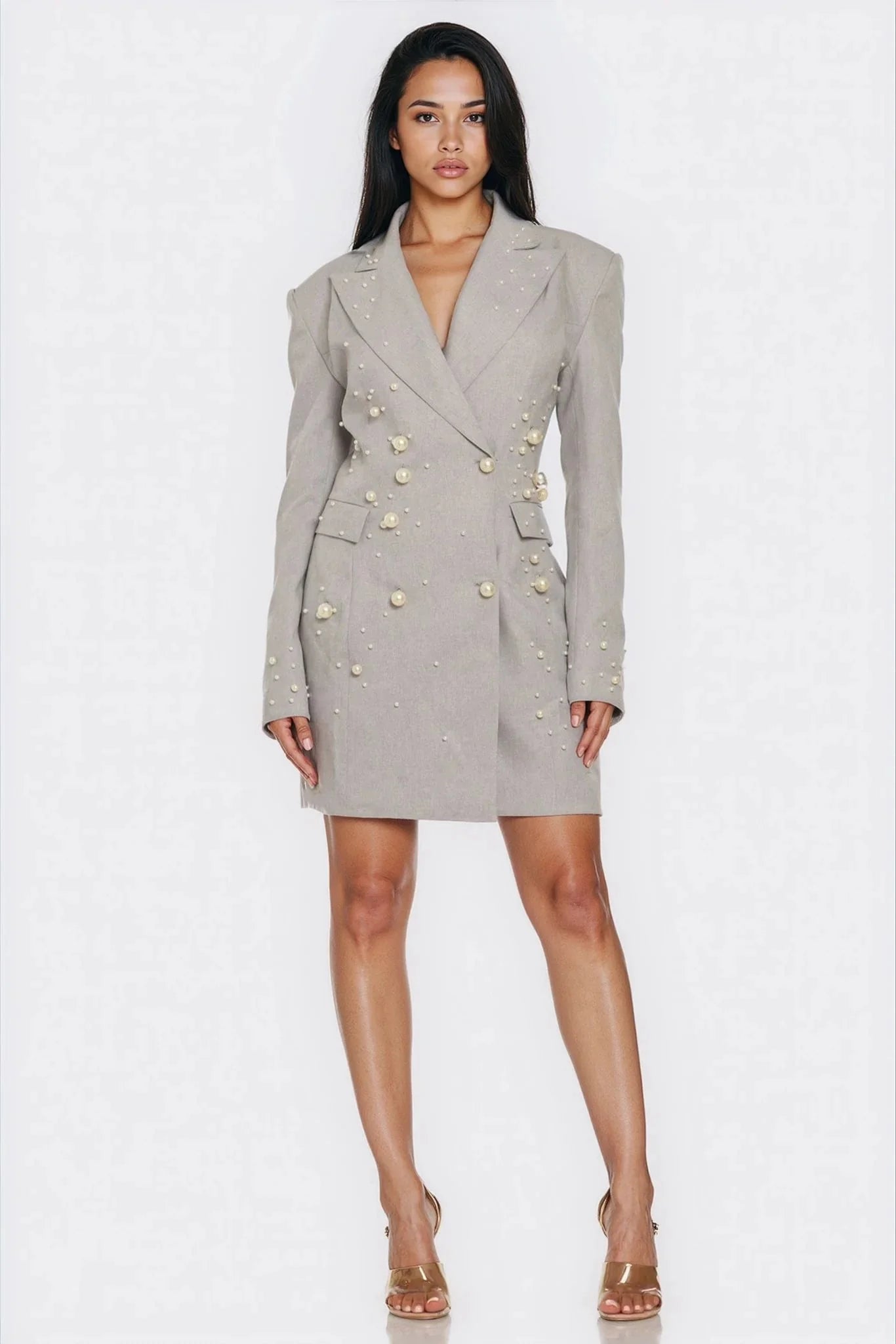 Phaedra Pearl Blazer Dress