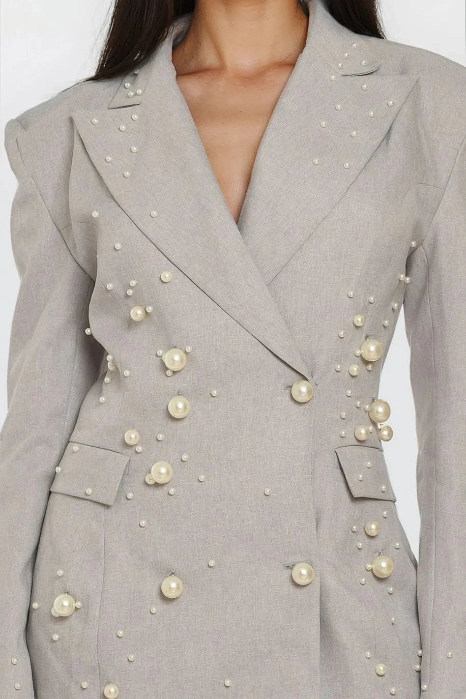 Phaedra Pearl Blazer Dress