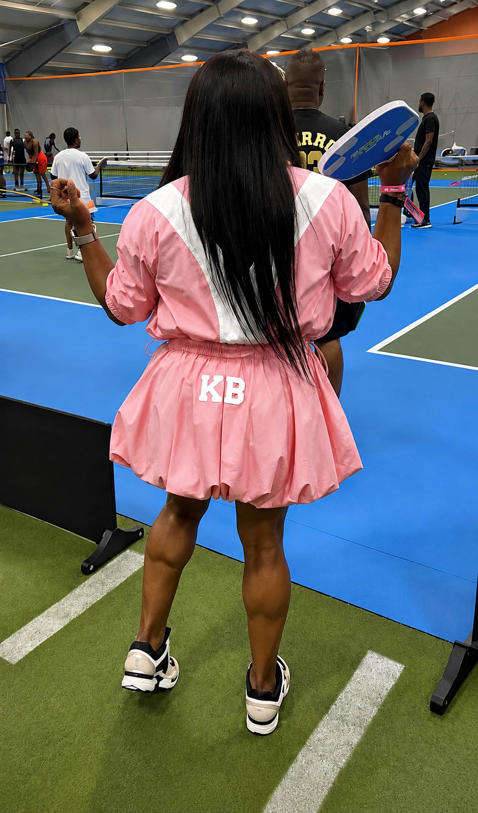 The KhamrynB Varsity Luxe Skirt