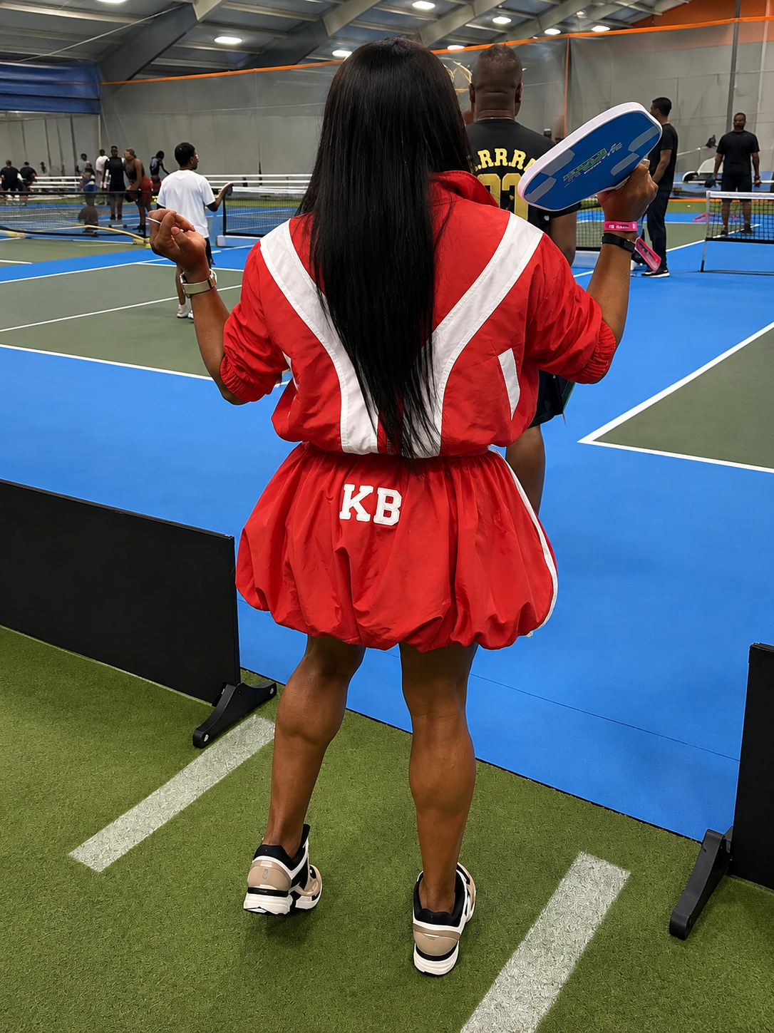 The KhamrynB Varsity Luxe Skirt