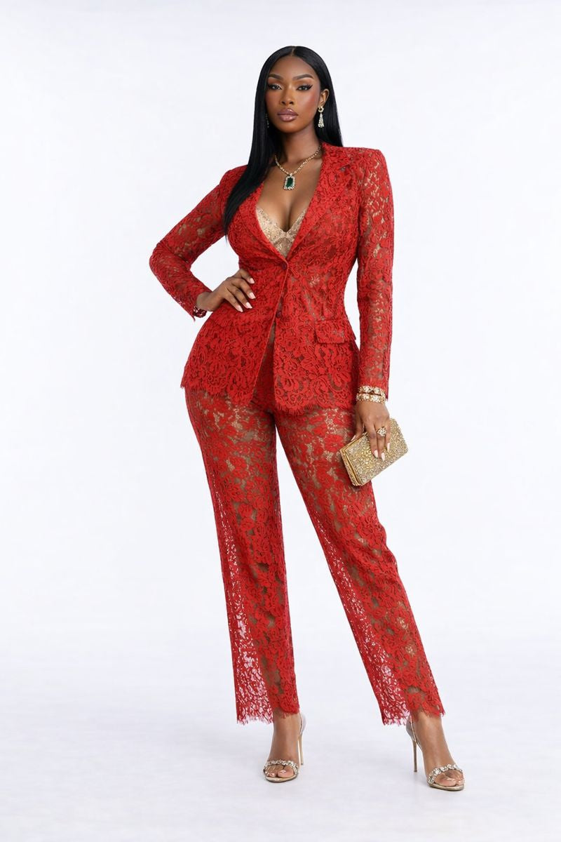 Lulette Lace Suit