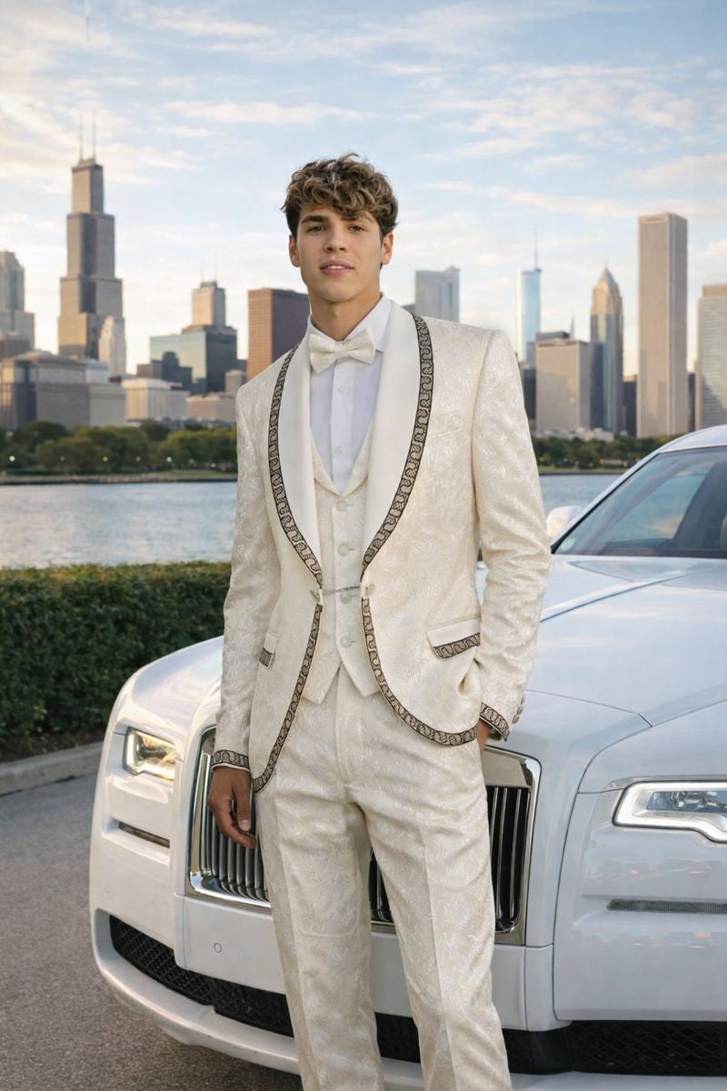 The Platinum Pearl Tuxedo